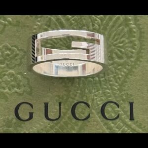 Gucci Silver Modern Band Jewelry Luxury Jewelry